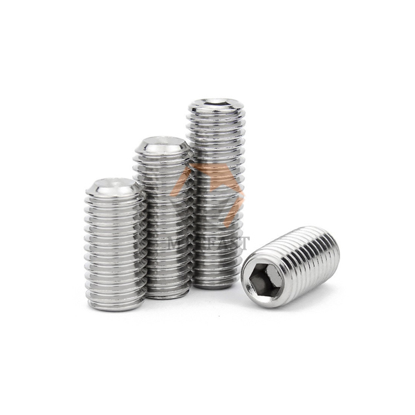 Stainless Steel Hexagon Socket Set Screw with Cup Point