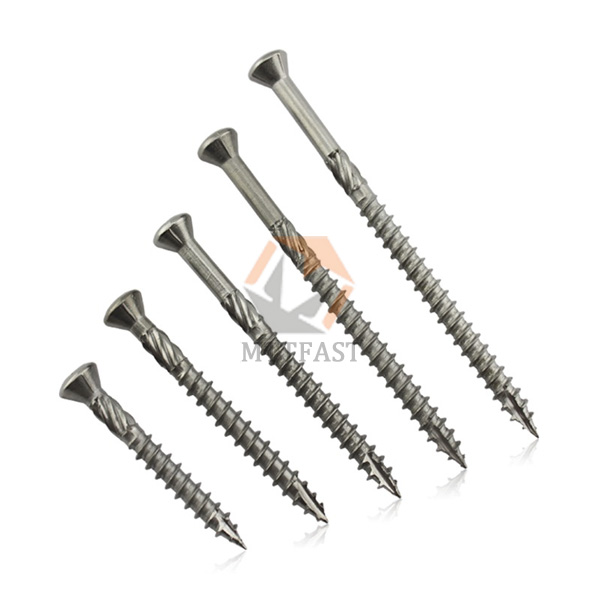 Stainless Steel Pozi Countersunk Chipboard Screws Fully Threaded Wood Screw
