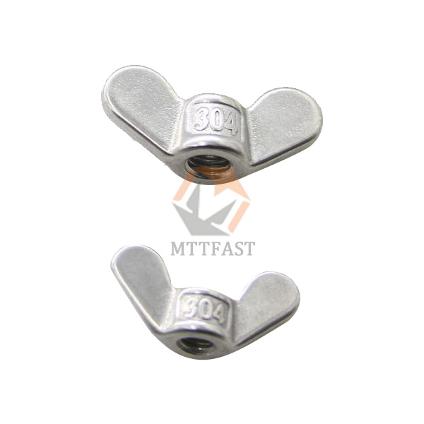 Stainless Steel Rounded Wing Nut